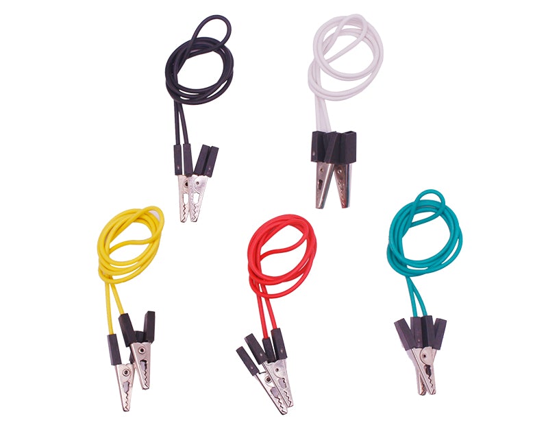 フラット型ワニ口クリップ （5本セット） (5 pcs micro:bit flat alligator clip)