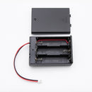 電池ホルダー（単3×3本）（スイッチ、リード線、PH2.0コネクター付き）(3 AA Battery Holder with Switch (AGW24, PH2.0, Black))