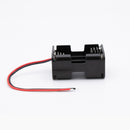 電池ホルダー（ボックス・ケース）（単3×6本）（背合わせ）（リード線付き）(6 AA Battery Holder (Double layer, AGW20, Black))