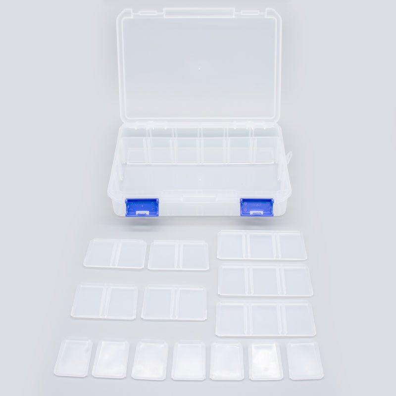 センサー収納ケース D24-D (仕切板付き) (Sensor Storage Box With Adjustable Dividers D24-D)