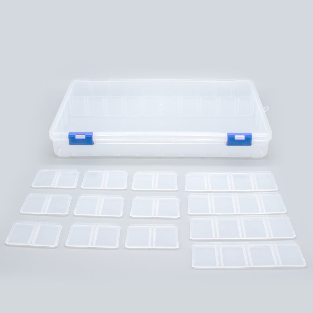 センサー収納ケース D60-D (仕切板付き) (Sensor Storage Box With Adjustable Dividers D