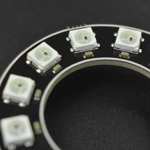 RGB LEDリングランプ - 12ビーズ (WS2812-12 RGB LED Ring Lamp)
