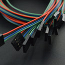 4Pin PH2.0（オス）- デュポン（メス）ケーブル（50cm）（10本セット） (Gravity: 4Pin PH2.0 Male to DuPont Female Connector I2C/ UART Cable Pack - 50cm (10 Pack))