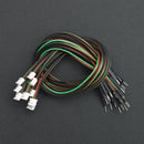 3Pin PH2.0（オス） - デュポン（オス）ケーブル  （30cm）（10本セット） (Gravity: 3Pin PH2.0 Male to DuPont Male Connector Digital Cable Pack - 30cm (10 Pack))