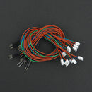 4Pin PH2.0（オス）- デュポン（オス）ケーブル （30cm）（10本セット） (Gravity: 4Pin PH2.0 Male to DuPont Male Connector I2C/ UART Cable Pack - 30cm (10 Pack))