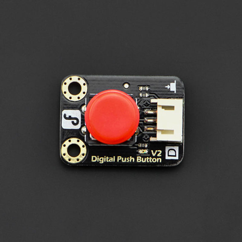 プッシュボタン（赤）（デジタル）（Gravity: Digital Push Button (Red)）