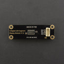 4桁LEDセグメントディスプレイ モジュール (I2C) (Gravity: 4-Digital LED Segment Display Module)
