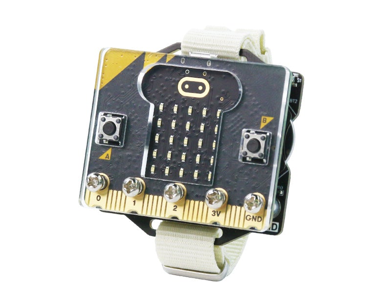 リストビット（時計型拡張デバイス）（マイクロビット用） (Wrist:bit wearable watch kit based on BBC micro:bit V2/V1.5 board)