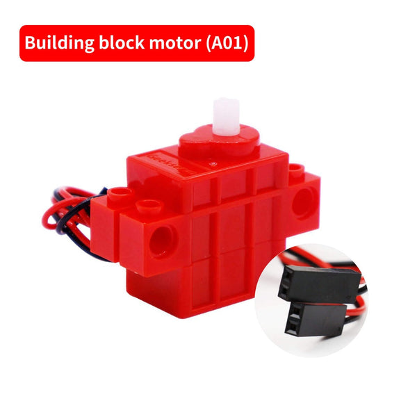 GeekServo レッドモーター A01 （ビルディングブロック用）（デュポン） (Red motor A01 (Dupount))