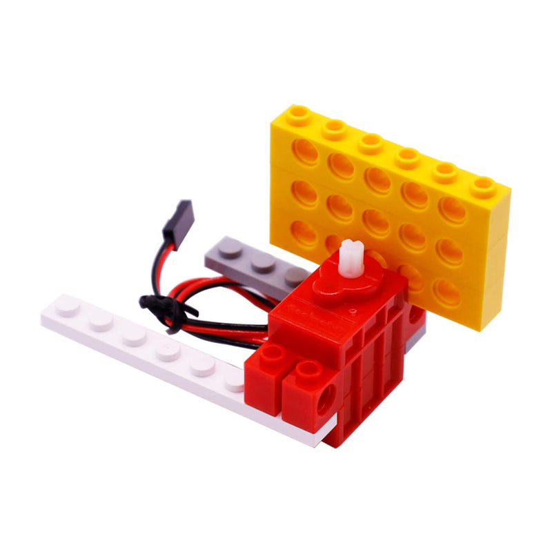 GeekServo レッドモーター A01 （ビルディングブロック用）（デュポン） (Red motor A01 (Dupount))