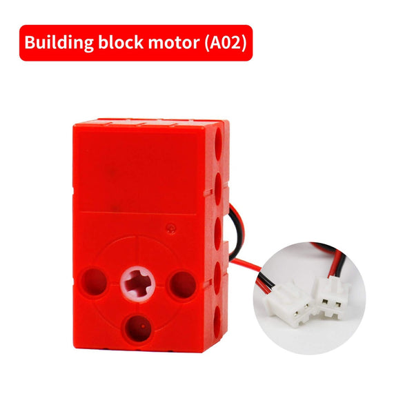 GeekServo レッドモーター A02 （ビルディングブロック用）（XH2.54） (Red motor A02 (XH2.54))