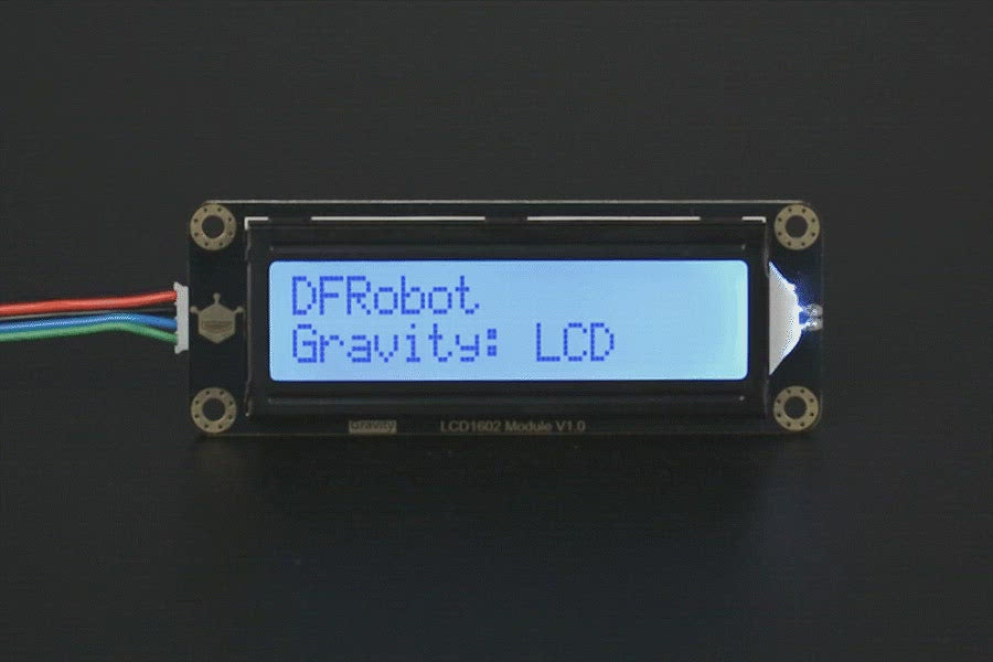 LCDディスプレイモジュール (Gravity: I2C LCD1602 LCD Display Module)